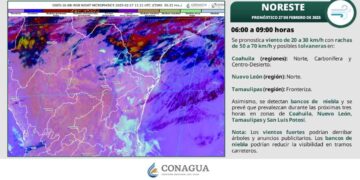 ¿Tamaulipas enfrentará evento de “Norte” y lluvias puntuales por el frente frío No. 29?