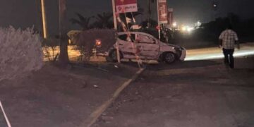 Accidente entre un Didi y una camioneta deja varios heridos en Reynosa, Tamaulipas