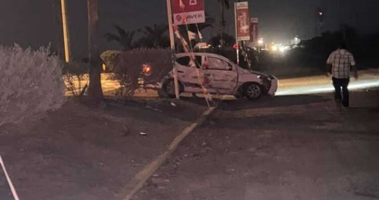 Accidente entre un Didi y una camioneta deja varios heridos en Reynosa, Tamaulipas