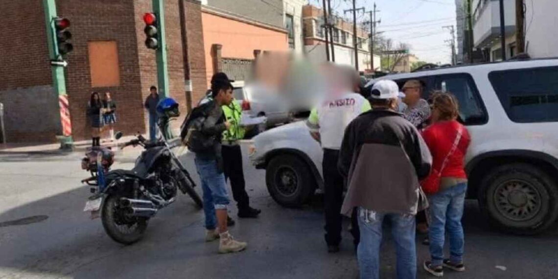Accidente lesionada Nuevo Laredo