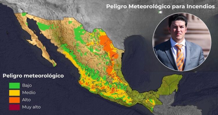Alerta sobre incendios el fin de semana en Nuevo León