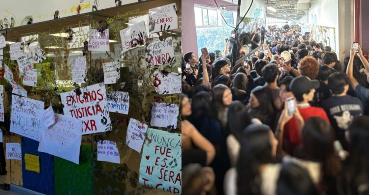 Se manifiestan en el Tec Milenio por abuso sexual a alumno en NL