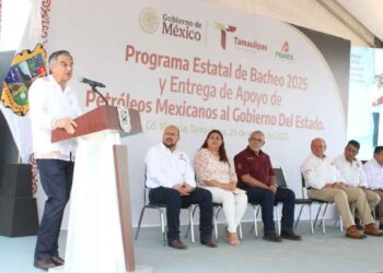 Amplía gobierno de Américo Villarreal Programa Estatal de Bacheo 2025 en la capital de Tamaulipas