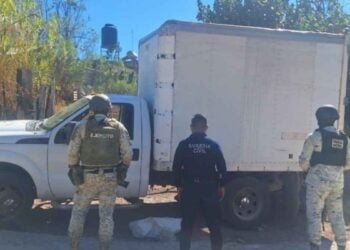 Aseguran 130 despensas con insignias de grupo criminal en Michoacán