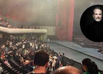 Así fue el momento exacto en que evacuaron el Auditorio Nacional durante concierto de Miguel Bosé por sismo en CDMX