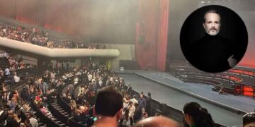 Así fue el momento exacto en que evacuaron el Auditorio Nacional durante concierto de Miguel Bosé por sismo en CDMX