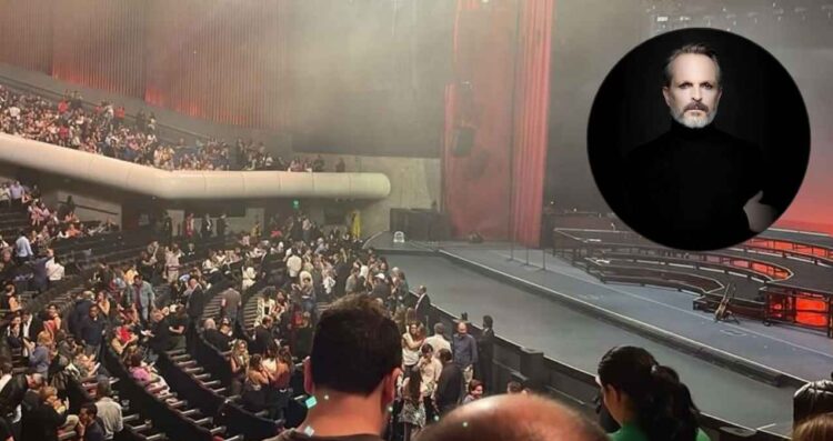 Así fue el momento exacto en que evacuaron el Auditorio Nacional durante concierto de Miguel Bosé por sismo en CDMX