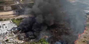 Incendio corralón Juárez