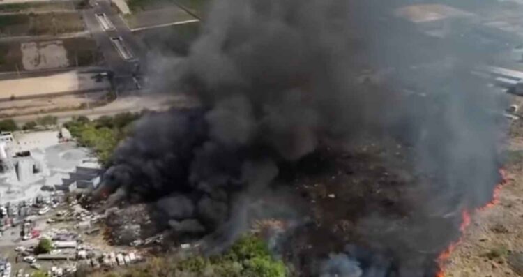 Incendio corralón Juárez