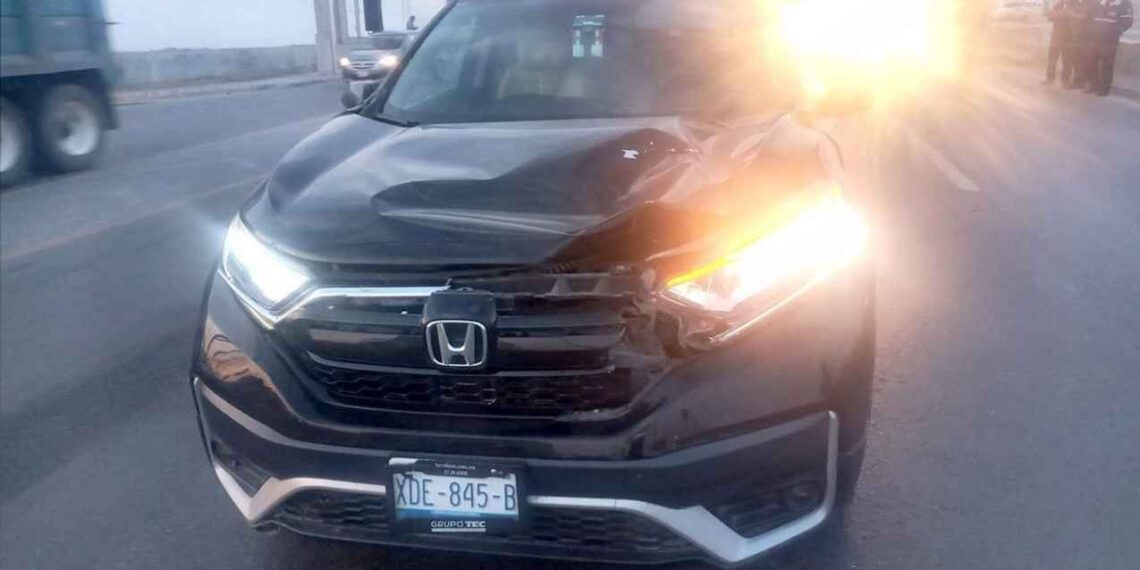 Atropellan a hombre y termina grave de una pierna en Nuevo Laredo, Tamaulipas
