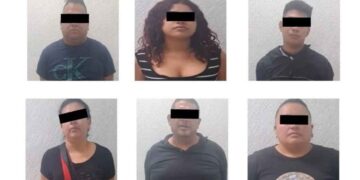 Seis personas detenidas riña