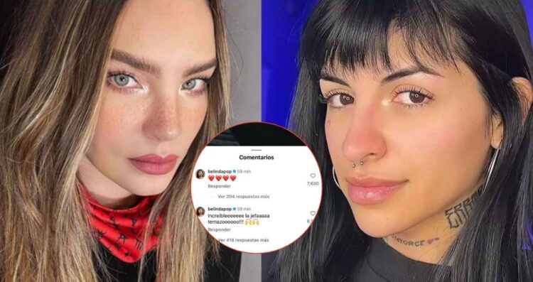 Belinda reacciona canción Cazzu
