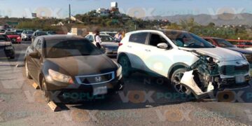 ’Carambolazo’ ocasiona caos vehicular y cuantiosas pérdidas en bulevar de Ciudad Victoria
