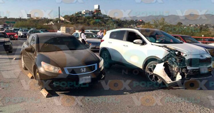 ’Carambolazo’ ocasiona caos vehicular y cuantiosas pérdidas en bulevar de Ciudad Victoria