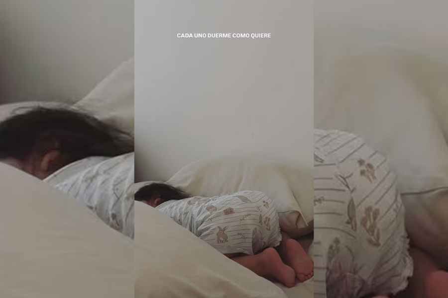 Cazzu comparte Inti duerme