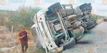 Chofer accidente Nuevo Laredo