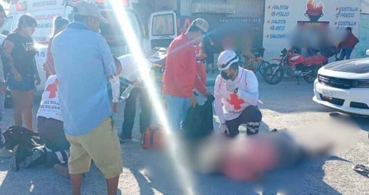Choque lesionadas Matamoros Tamaulipas