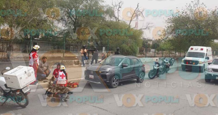 Ciclista invade carril y termina atropellada en el Eje Vial de Ciudad Victoria
