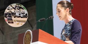 Claudia Sheinbaum pide a Estados Unidos frenar tráfico de armas a México