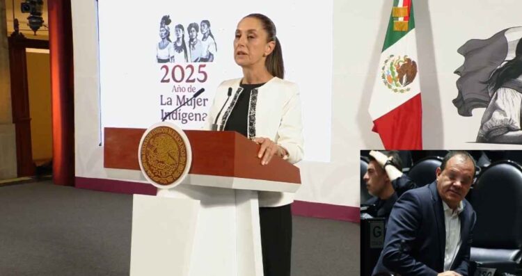 Claudia Sheinbaum reitera que el Congreso decidirá sobre el posible desafuero de Cuauhtémoc Blanco