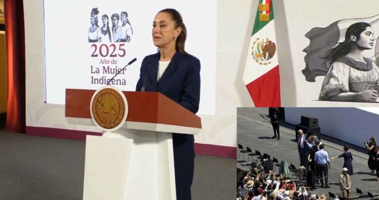 Claudia Sheinbaum restó importancia a la distracción de los dirigentes de MORENA y PVEM en el Zócalo