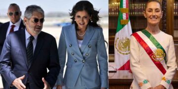 Se reúne Claudia Sheinbaum con la Secretaria de Seguridad Nacional de Estados Unidos, Kristi Noem