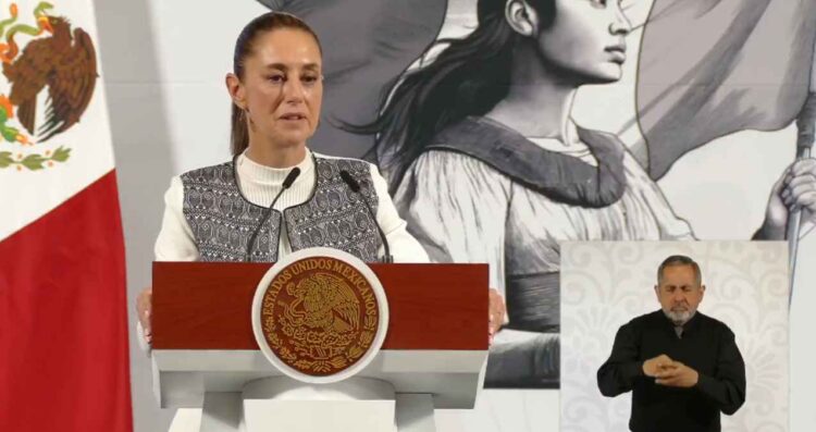 Claudia Sheinbaum señala que ante los aranceles de Donald Trump es importante tomar las cosas con ‘mesura’