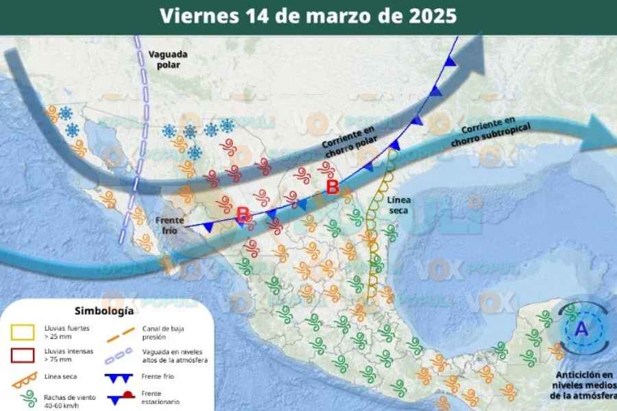 Clima 13 de marzo