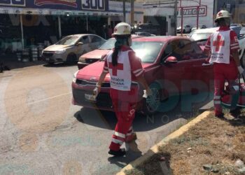 Conductor distraído provoca choque con heridos en Ciudad Victoria
