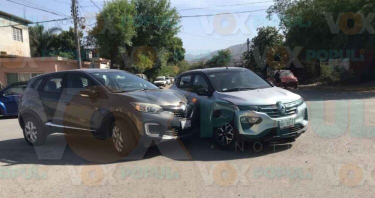 Conductor omite alto y causa choque en Ciudad Victoria