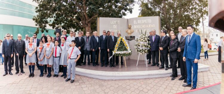 Conmemoraron el 219 Aniversario del Natalicio de Benito Juárez en Ciudad Madero