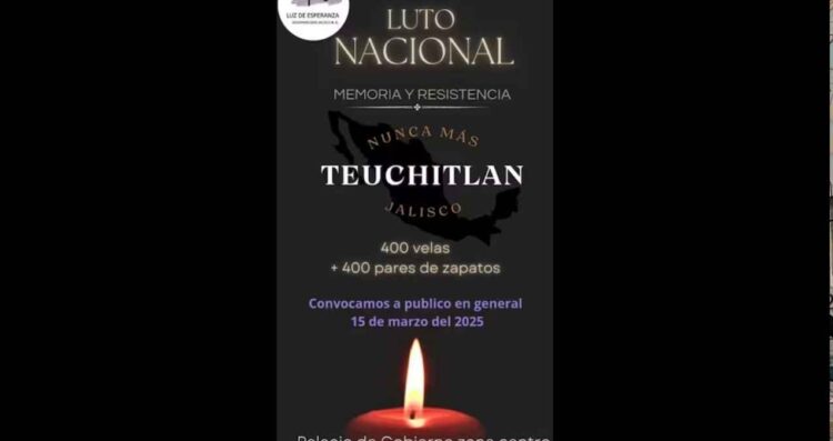 Convocan a luto nacional tras hallazgo de crematorios clandestinos en Teuchitlán, Jalisco