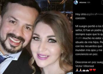 Cruz Martínez recuerda a su suegro tras su fallecimiento y le dedica un emotivo mensaje