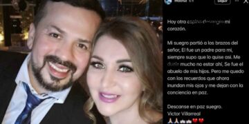 Cruz Martínez recuerda a su suegro tras su fallecimiento y le dedica un emotivo mensaje