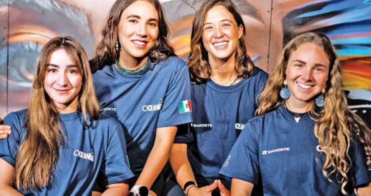 Cuatro mexicanas buscan hacer historia cruzando el Atlántico a remo
