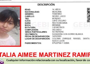 Desaparece adolescente en Santa Catarina, Nuevo León; solicitan ayuda para localizarla