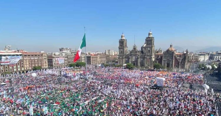 EN VIVO Así se vive el festival-asamblea de Sheinbaum en el Zócalo