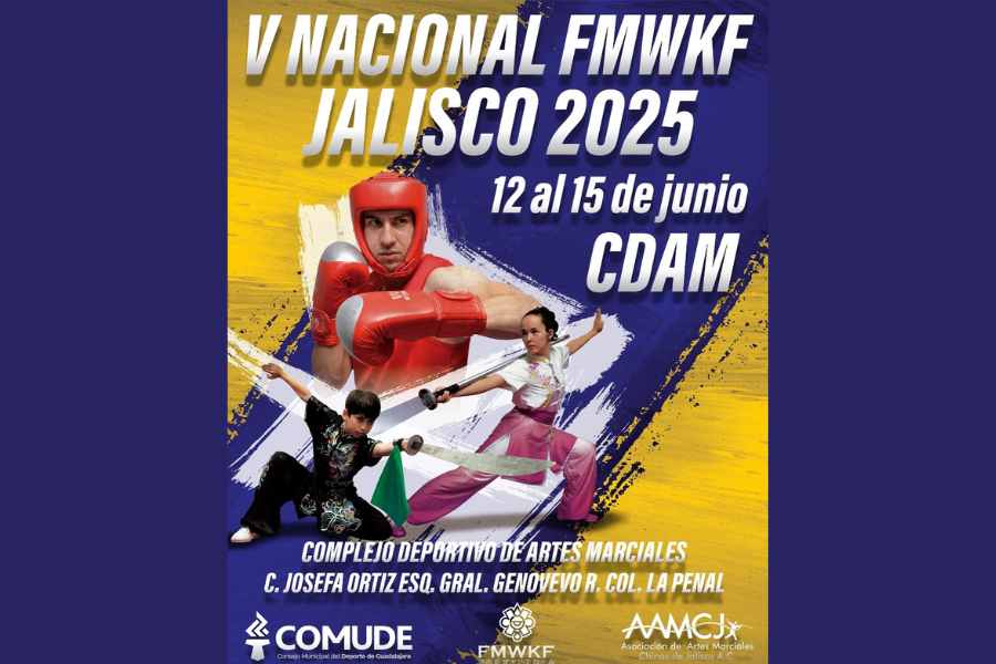 ¿Cuándo será el Nacional de Wushu Kung Fu en Jalisco?  