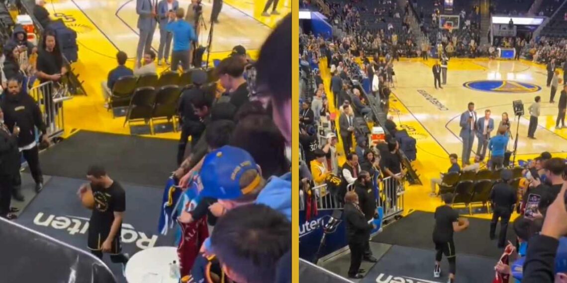 Así fue el tiro imposible de Stephen Curry en la NBA