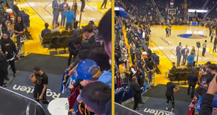 Así fue el tiro imposible de Stephen Curry en la NBA