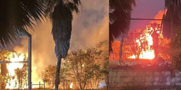 Se registra incendio en una escuela primaria de San Nicolás, Nuevo León, y deja afectaciones en el servicio eléctrico