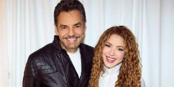 Eugenio Derbez comparte fotografías de su encuentro con Shakira