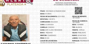 Familia busca a Don Catarino, adulto mayor desaparecido en Nezahualcóyotl desde noviembre de 2024