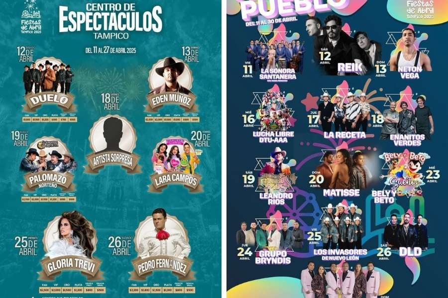 Fiestas de Abril Tampico 2025