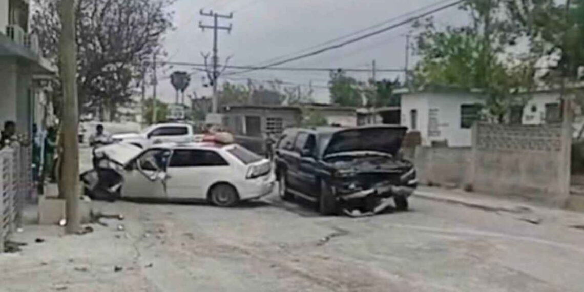 mujer choque Río Bravo