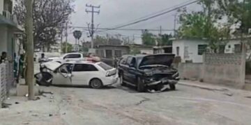 mujer choque Río Bravo