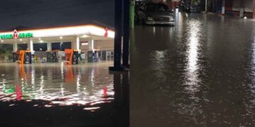 Fuertes lluvias en Reynosa, Tamaulipas, provocan inundaciones en diversas zonas