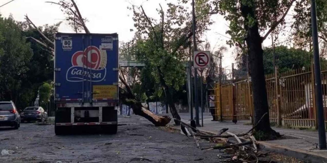 Fuertes rachas viento CDMX