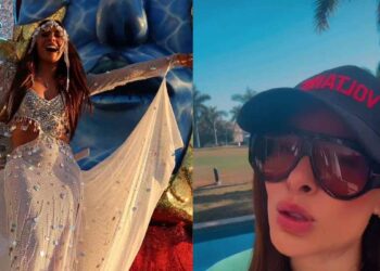 Galilea Montijo reaparece tras sufrir caída en el Carnaval de Mazatlán
