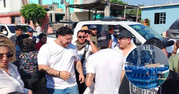 Grupo Frontera entrega apoyos a la ciudadanía afectada de Reynosa, Tamaulipas tras las fuertes lluvias